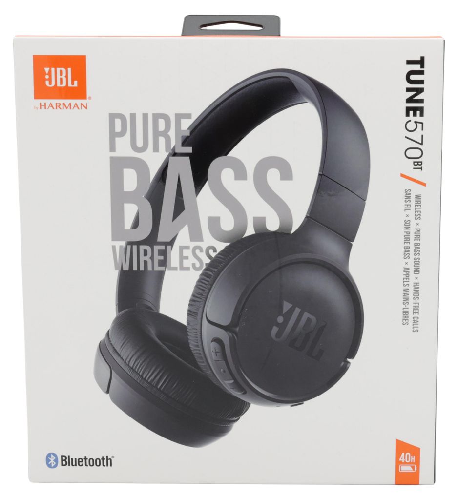 Casque Bluetooth JBL Tune 570BT USB-C Noir Image du produit 