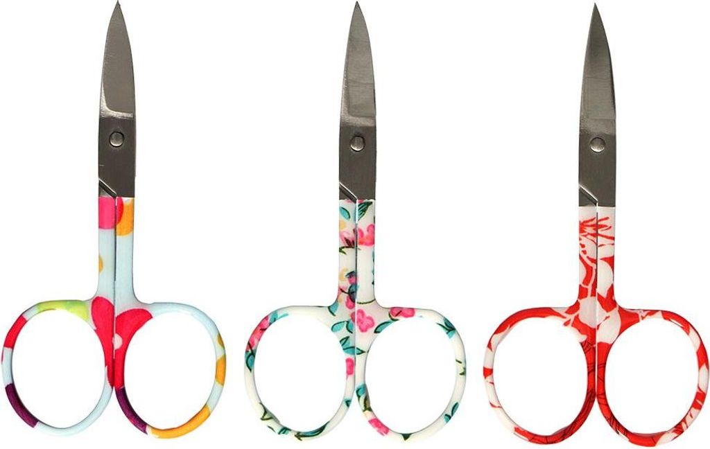 Gesichtsnagelschere Blumen sortiert