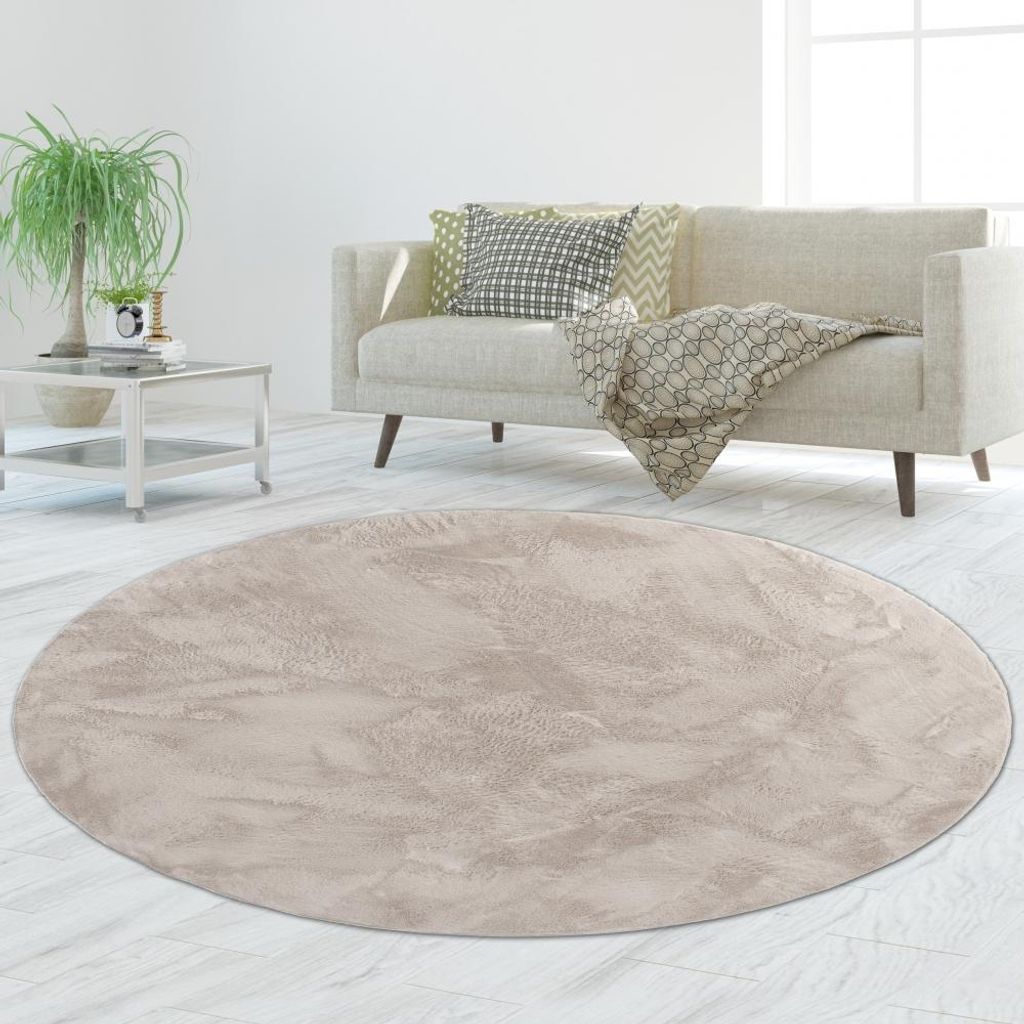 Teppich beige weich pflegeleicht saugrobotergeeignet für Produktbild 