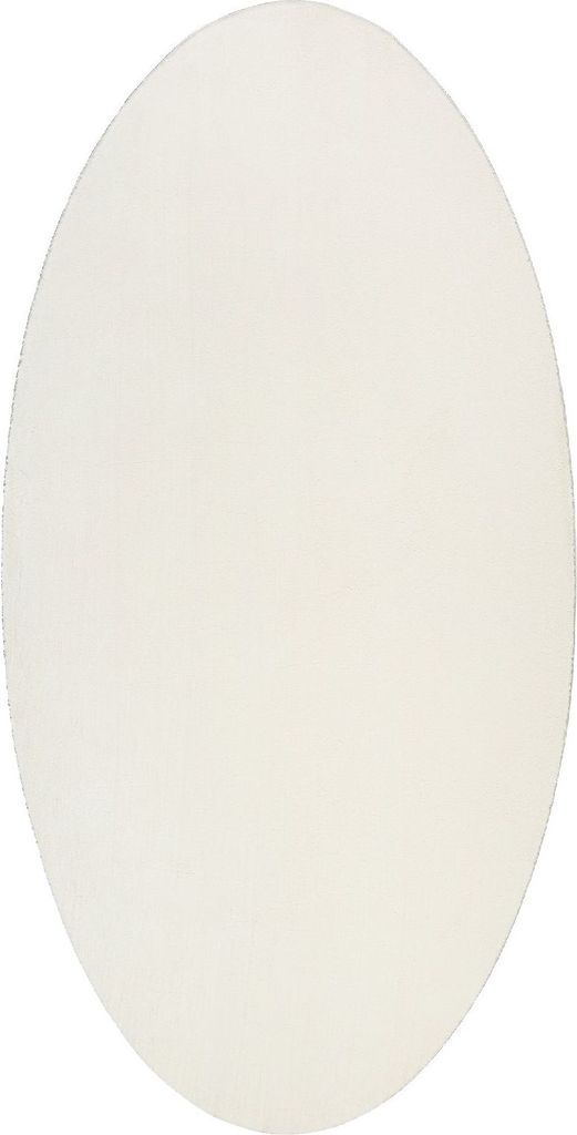 Teppich "HUARTE" Creme 100x200 cm Oval, Designerteppiche DesignMöbel Neu