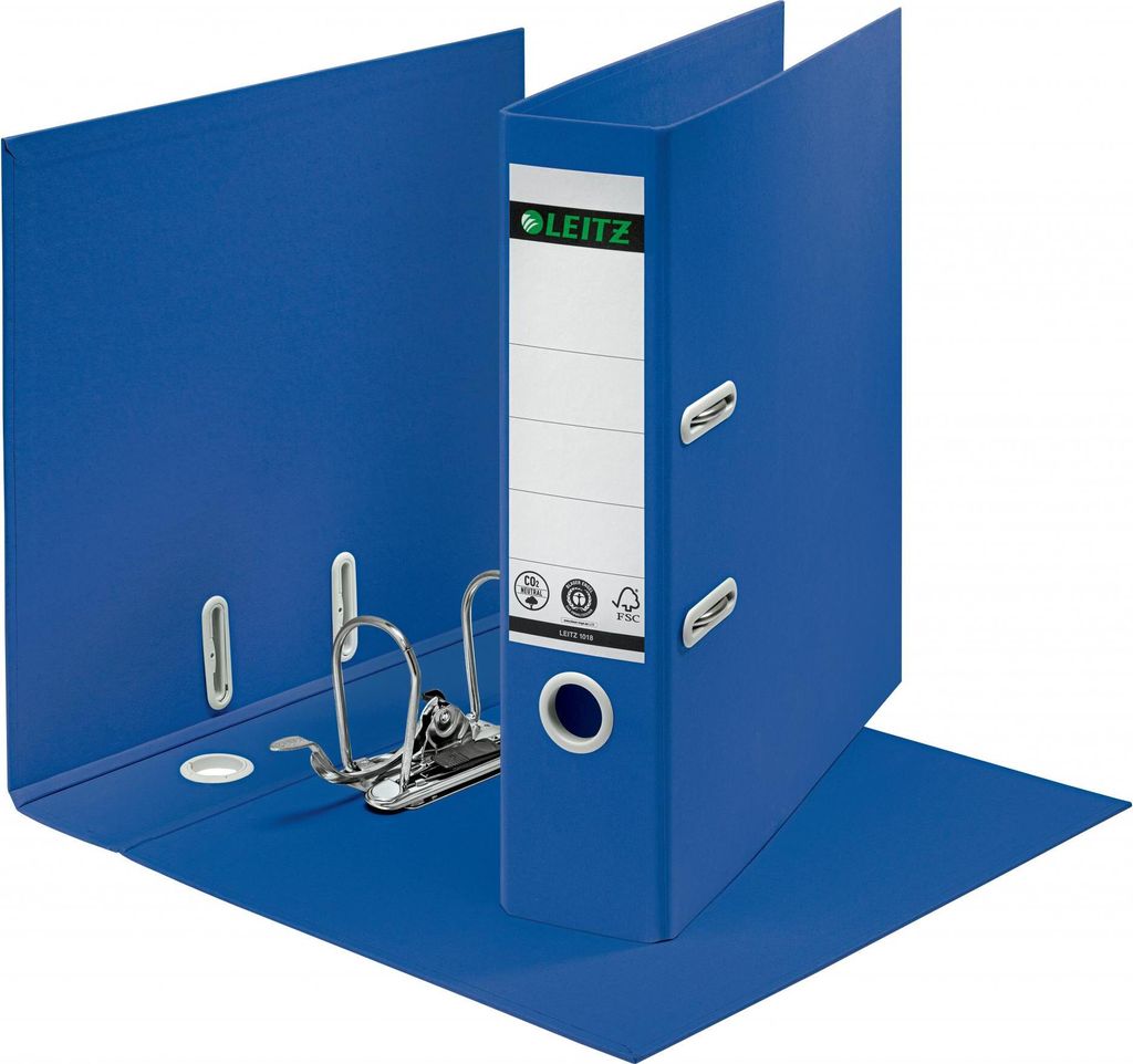 Leitz 10180035, A4, Rundring, Lagerung, Karton, Blau, Blau Produktbild 