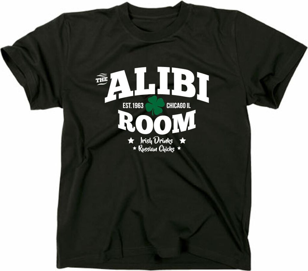 Styletex23 T-Shirt The Alibi Room Bar Fan Logo, schwarz, S