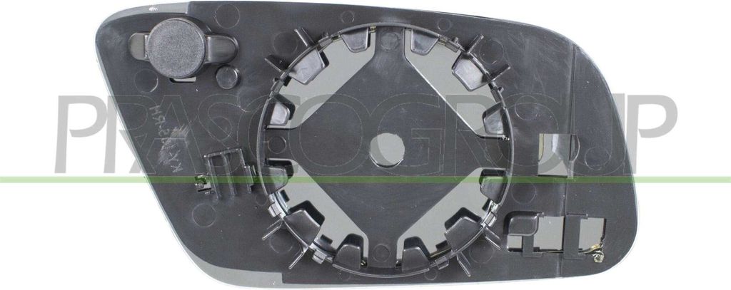 PRASCO Spiegelglas Außenspiegel Links für AUDI A6 Avant (4B5, C5) AD0337504