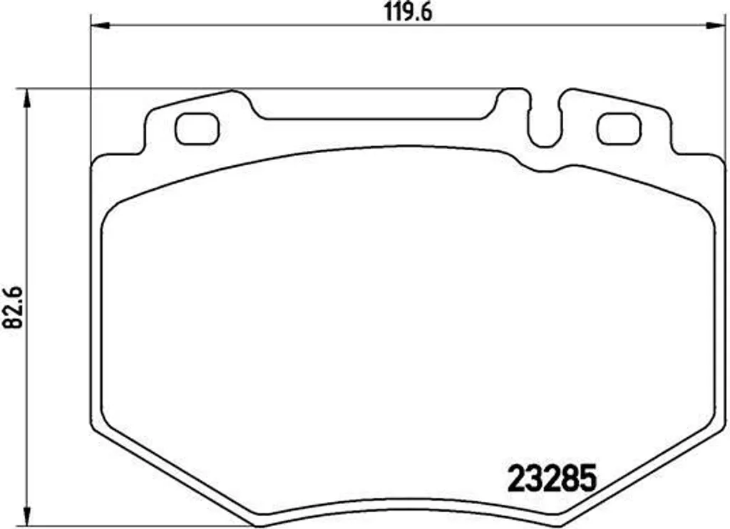 Plaquettes de Frein Brembo P 50 048 pour Mercedes-Benz Classe S W220