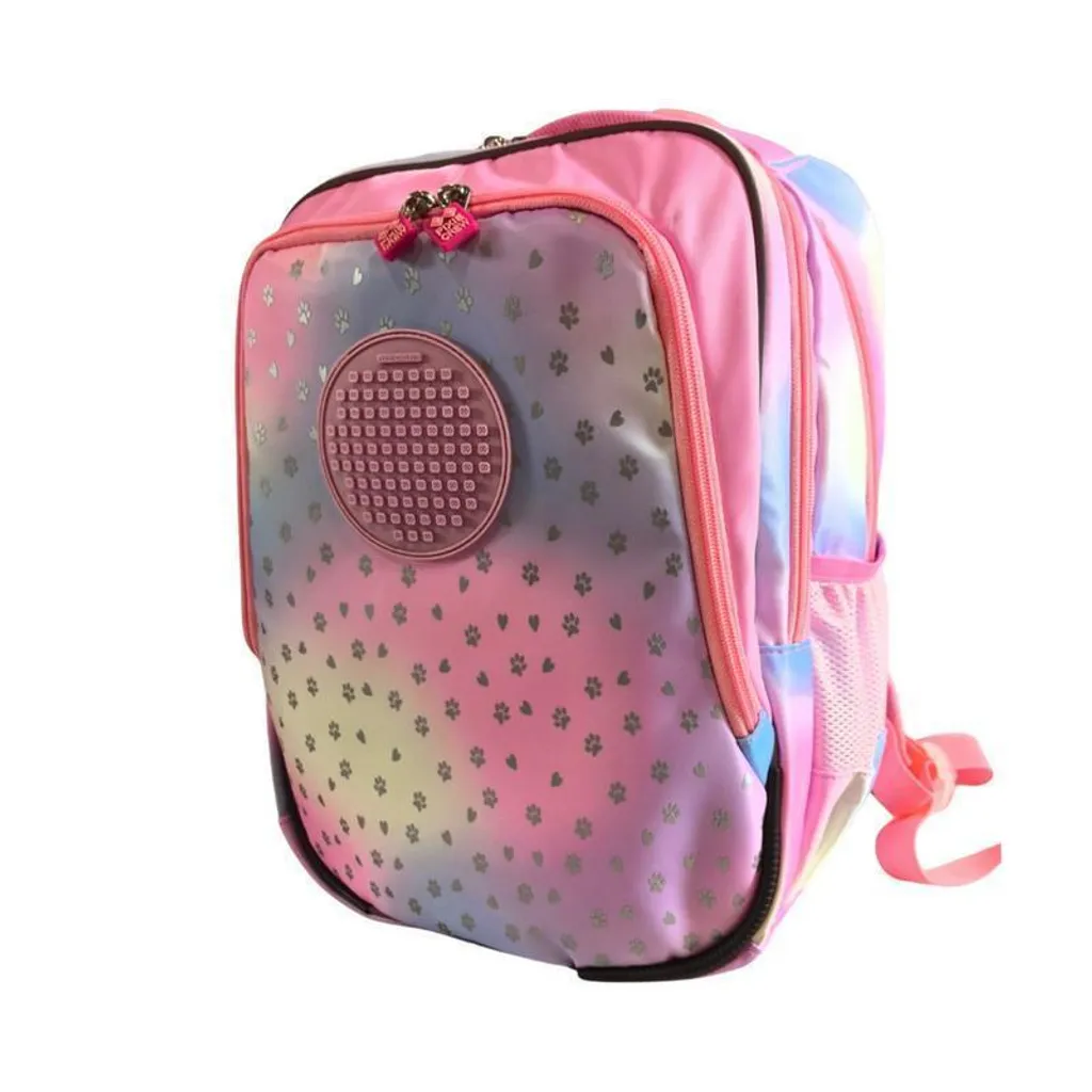 Zaino Pixie Crew Hearts & Paws 44cm - Resistente per Uso Quotidiano