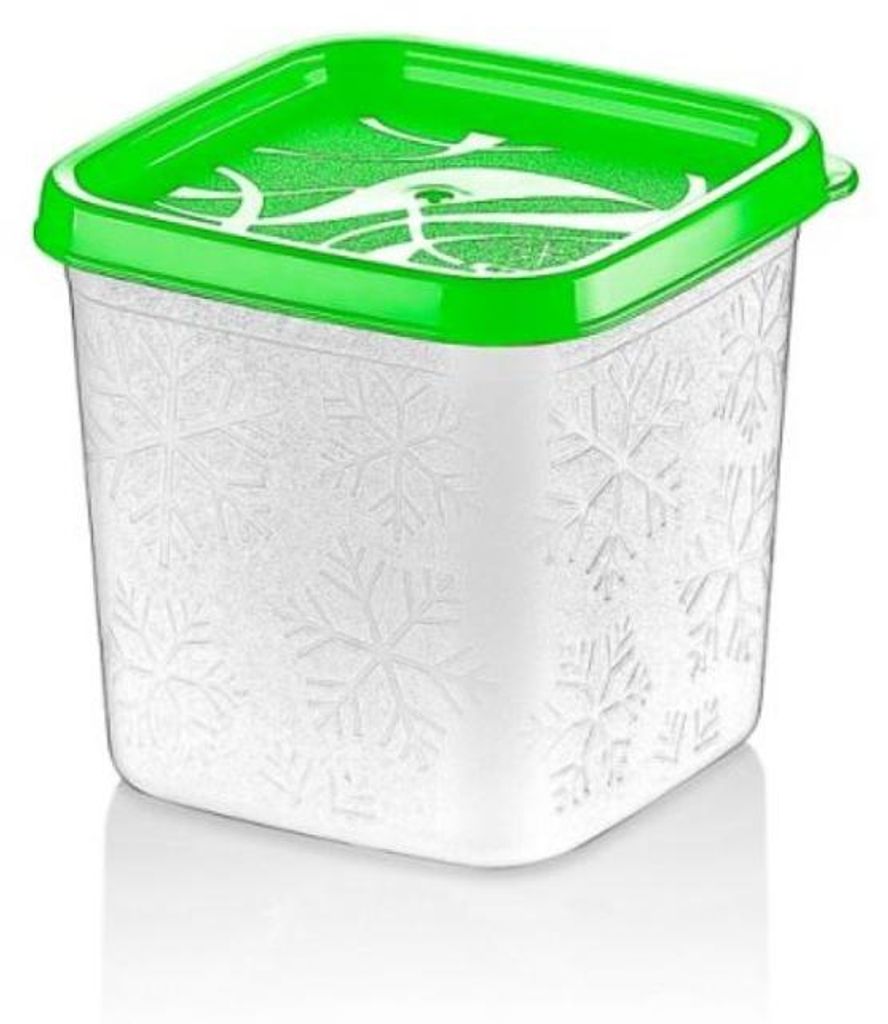 Aufbewahrungsdose Alaska mit Schnell-Gefrier-Funktion - Gefrierdose, 380 ml Grün