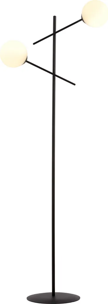 Lampadaire Fin Anti-Éblouissement pour Éclairer les Coins Sombres Noir