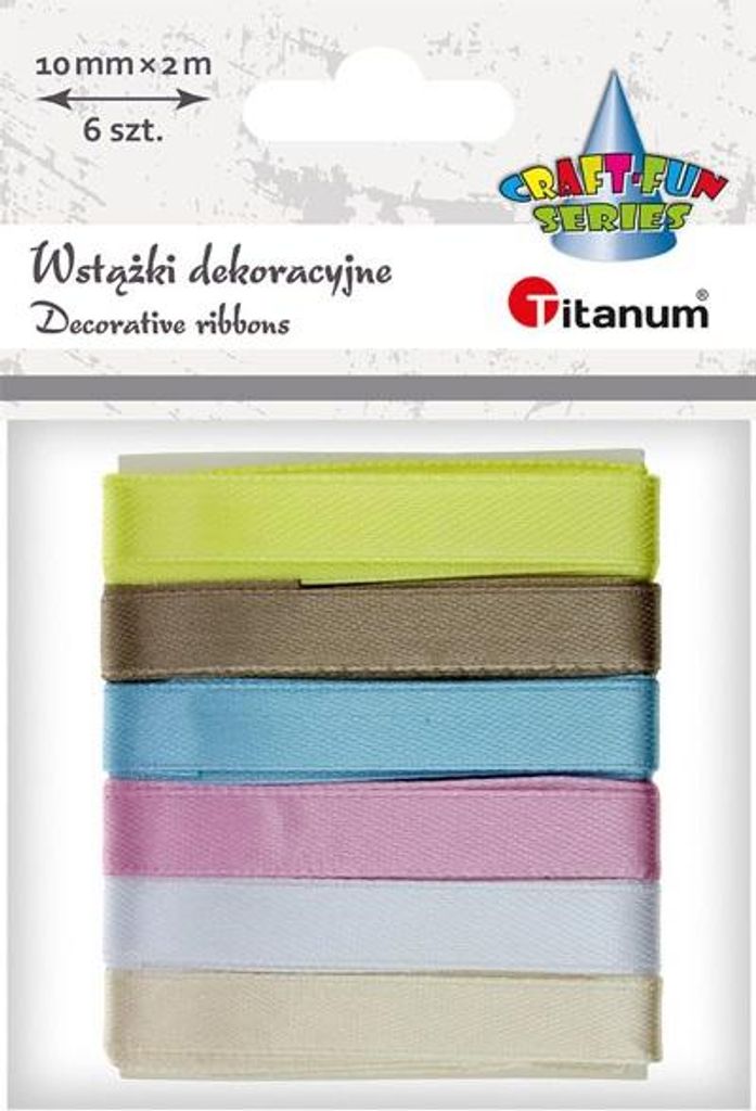 Farbband Titanum 6 Farben 10mm Mix 2m (1cmx2m) Produktbild 