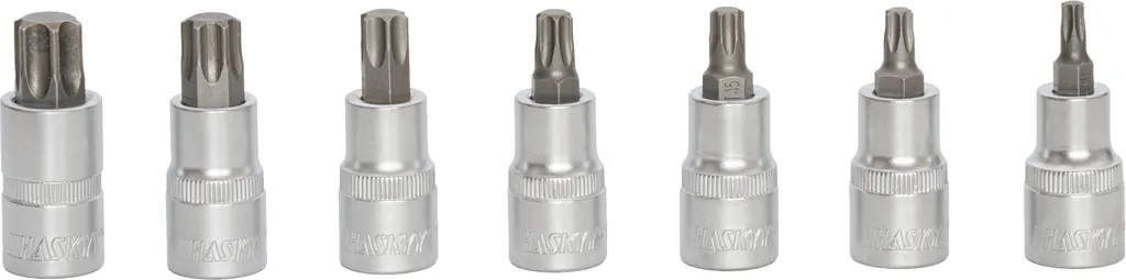 Démontez facilement vos vis Torx avec ce jeu de douilles 1/2 E10-E24 - 5