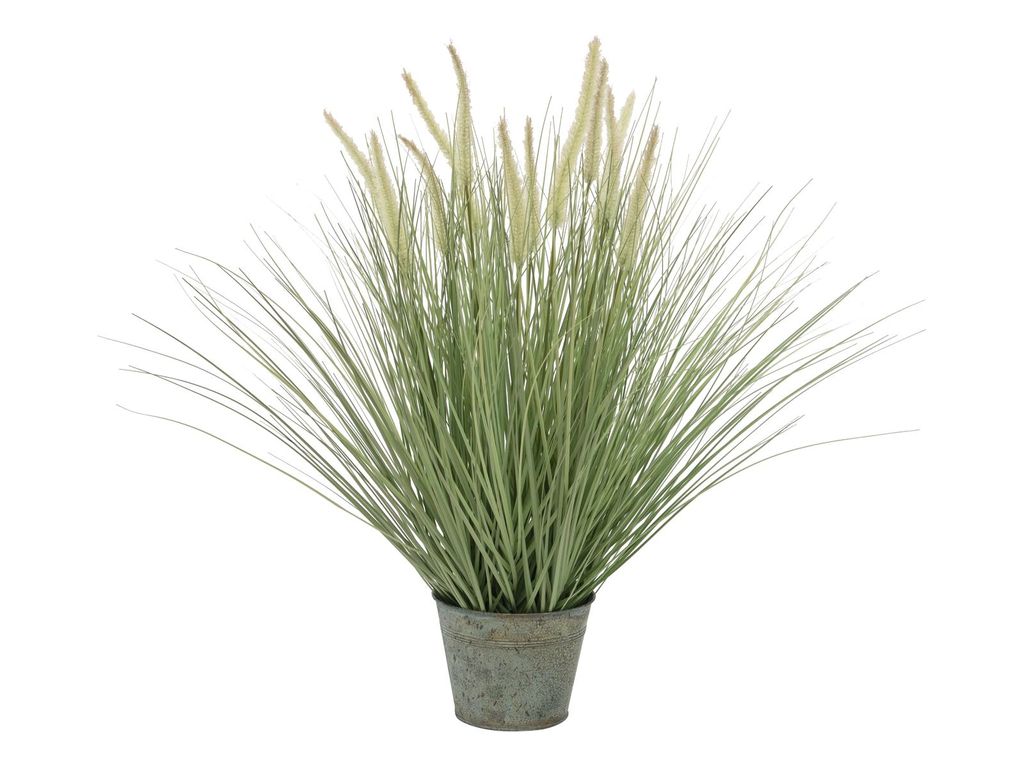 EUROPALMS Ziergras, blühend, künstlich, 70cm (82600147)
