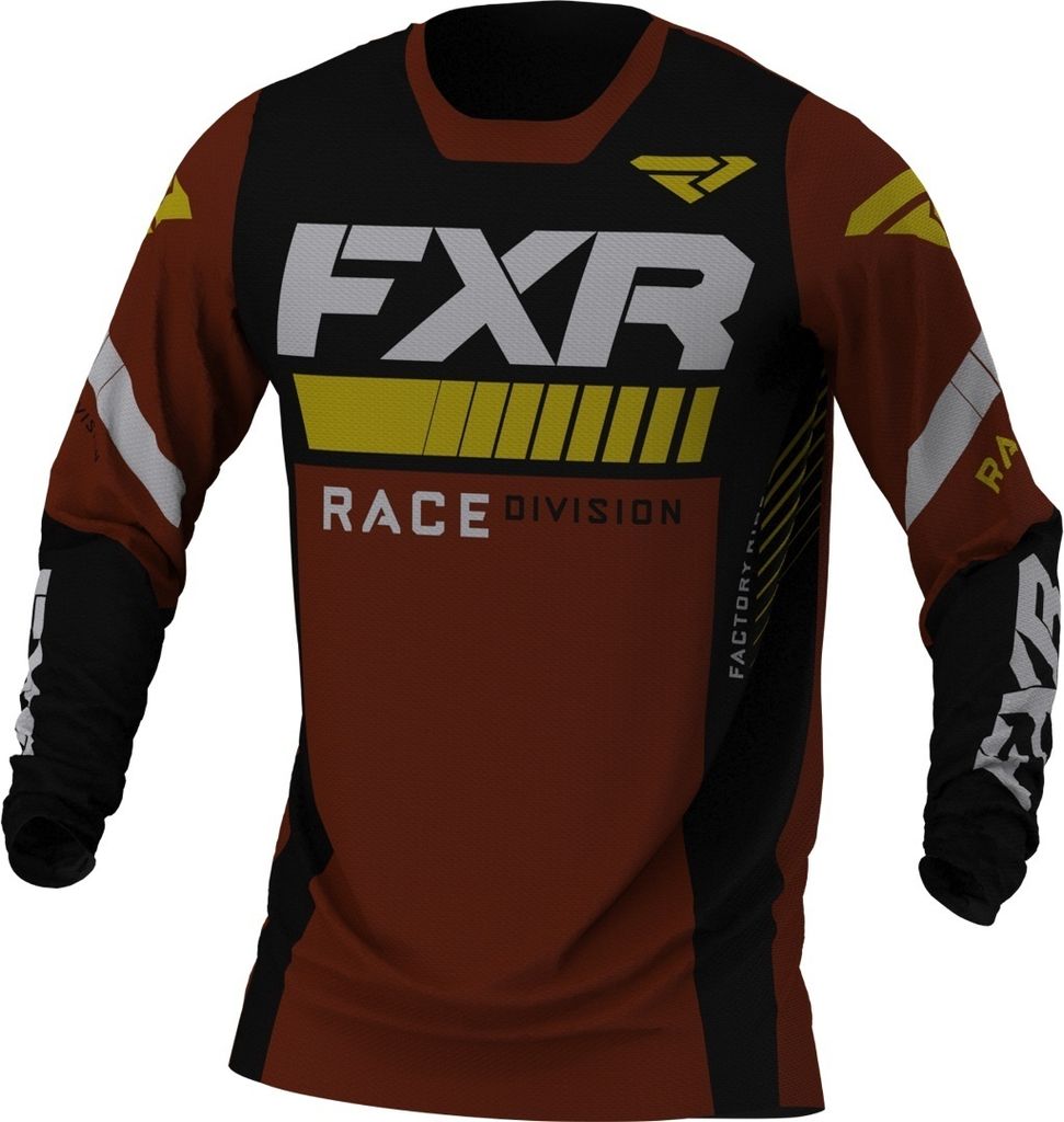 FXR Revo MX Gear Motocross Jersey, schwarz/gold, XL