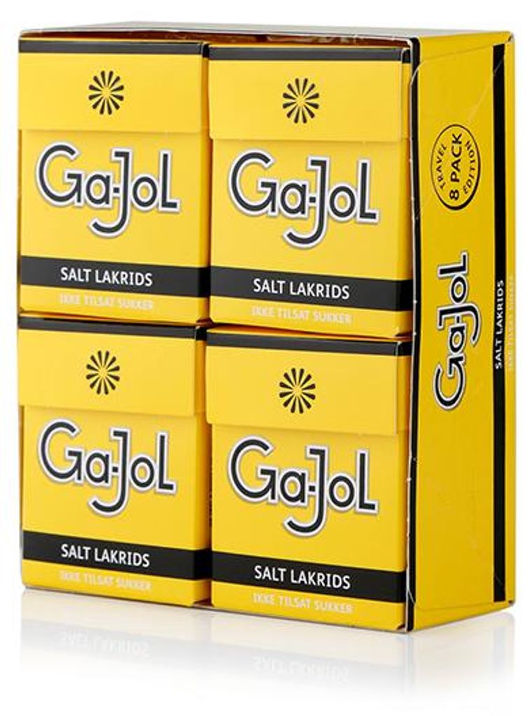 Ga-Jol Original Lakritz-Pastillen Salzlakritz 8er Pack Produktbild 
