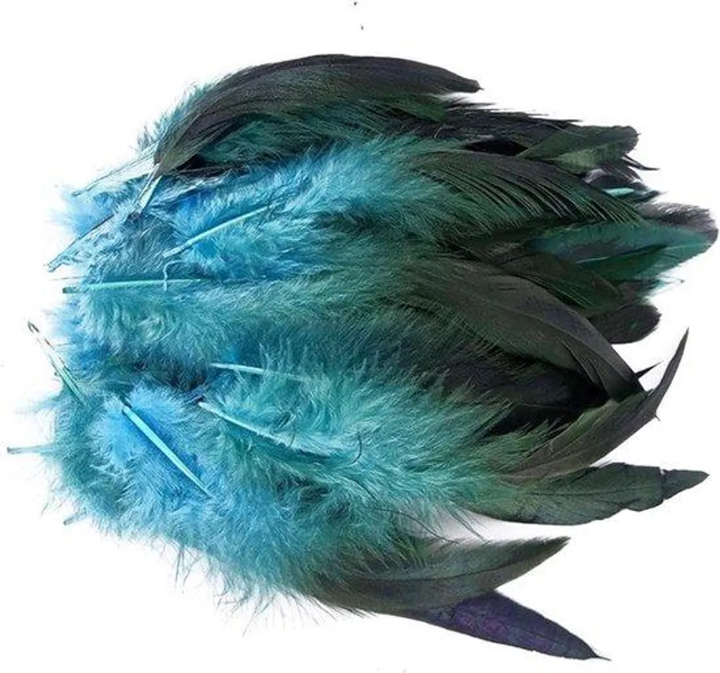Plumes bleu-vert DIY : 100 pièces pour réussir vos projets de bijoux