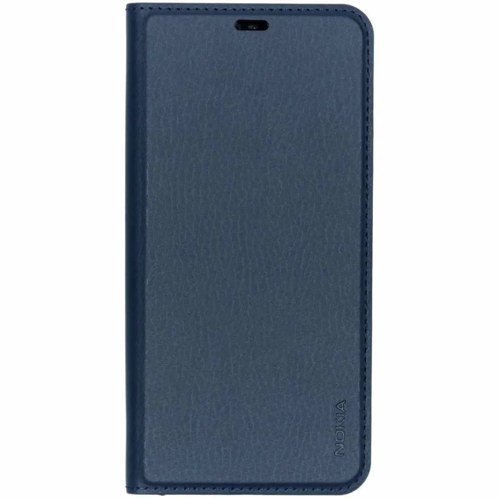 Housse stand bleu pour Nokia 7.1 Entertainment Flip Cover ultra-mince