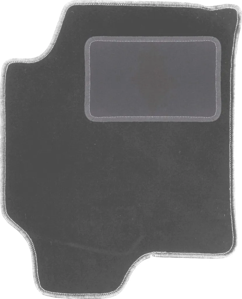 Tappetino conducente in velluto grafite compatibile con Hyundai Elantra III (2000-2006, berlina) – con fissaggi – su misura