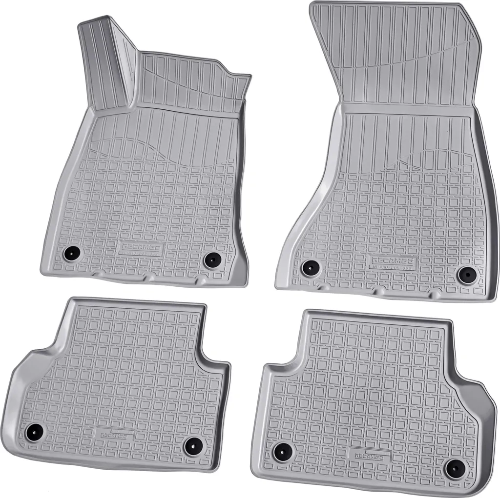 Set Tappetini Gomma Audi A5 F5 2016-2024 Grigio - Protezione Su Misura