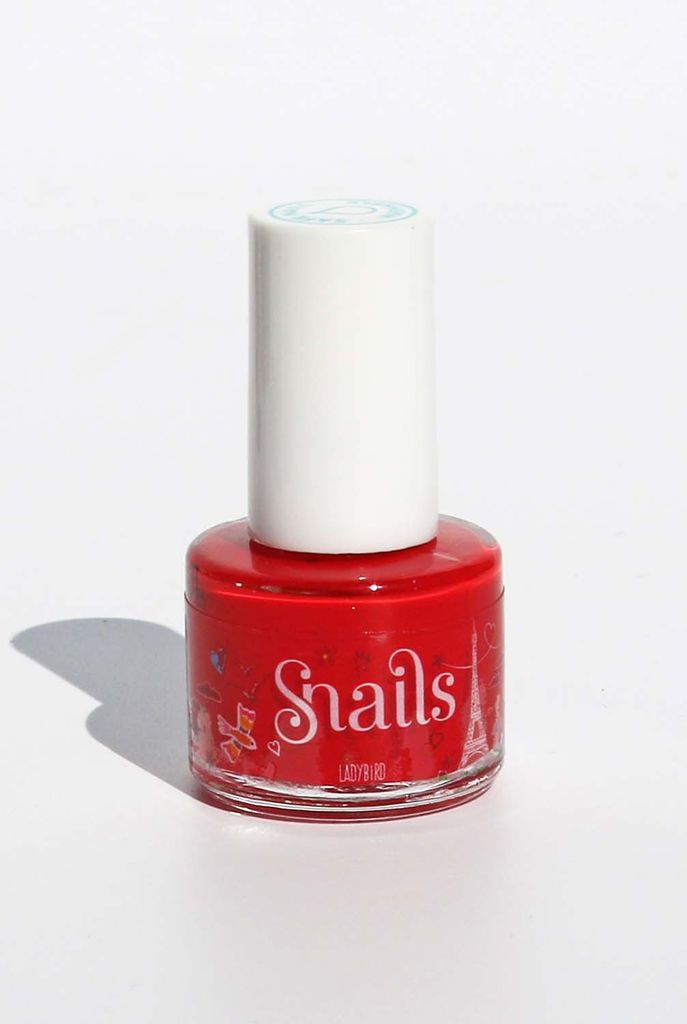 Snails Children's Nail Polish Mini Play Ladybird Water-Based Washable Harmless Vegan