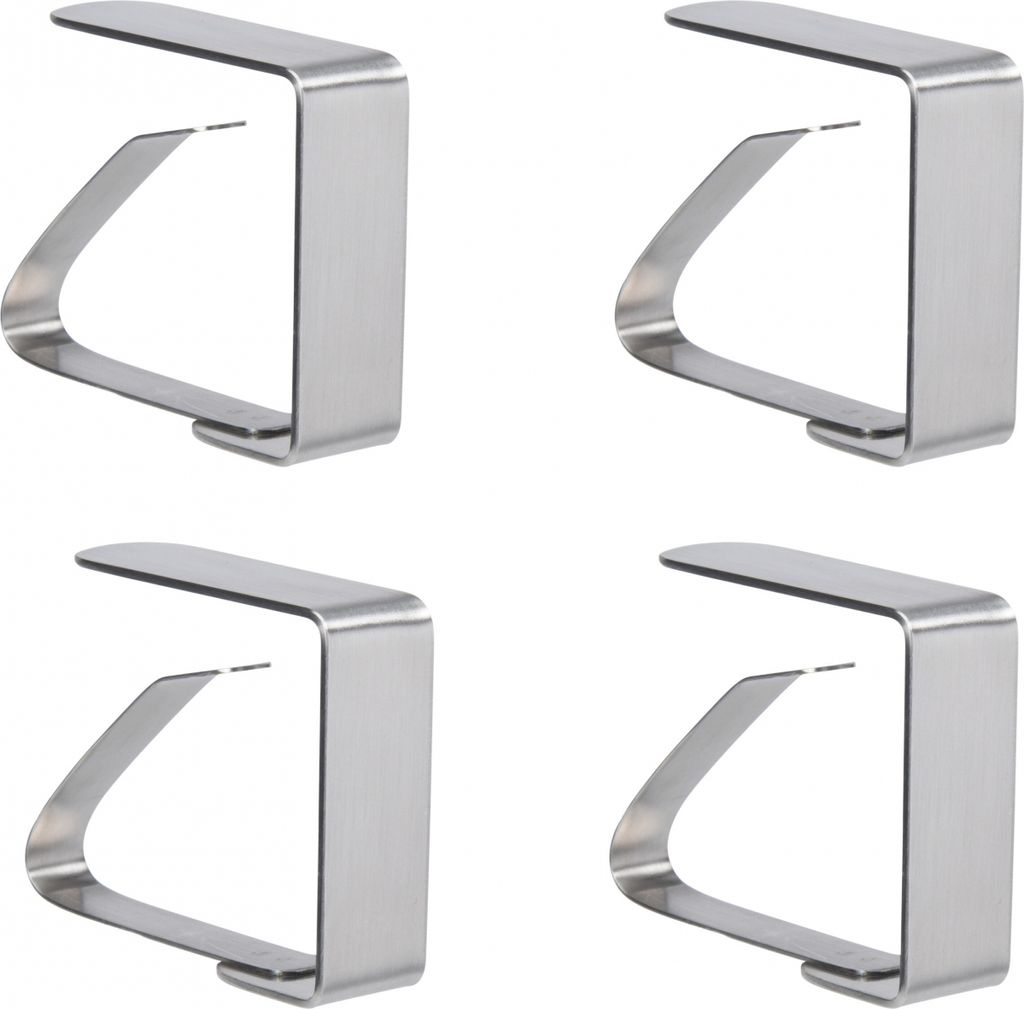 Tischdeckenklammern, Edelstahl, 4er-Set Produktbild 