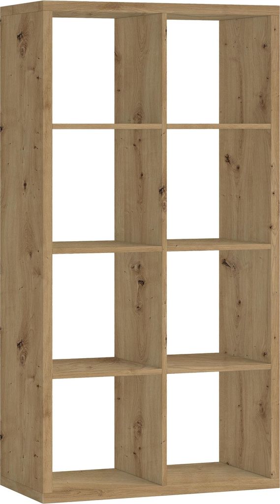 Raumteiler >Style< 8 Fächer, in Artisan Eiche Nachbildung - 77x147x38cm (BxHxT)