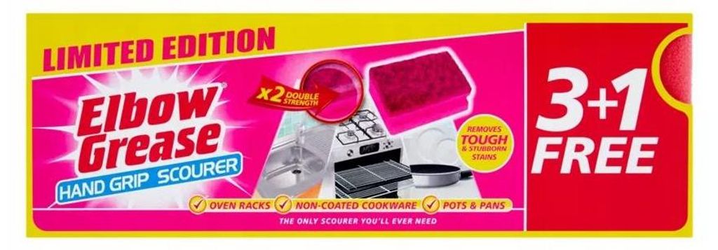 Elbow Grease | Küchenschwämme - 4 Stück - Rosa - Ideal Produktbild 