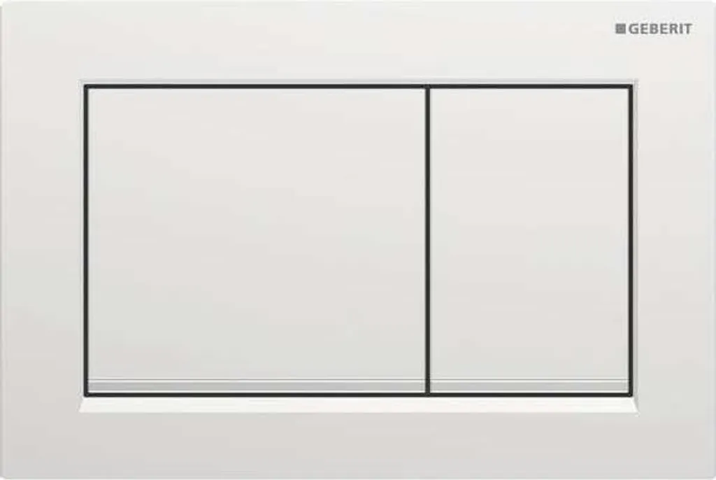 Geberit Omega20 Plaque de Déclenchement 2 Quantités Chrome Mat 115.080.JQ.1