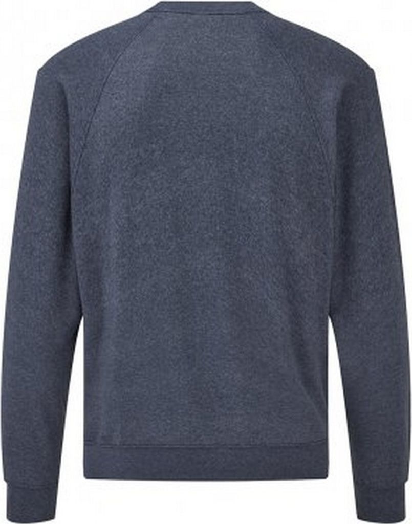 Fruit Of The Loom Erwachsene Uni Klassik Raglan Sweatshirt PC3889 (M) (Navy meliert)