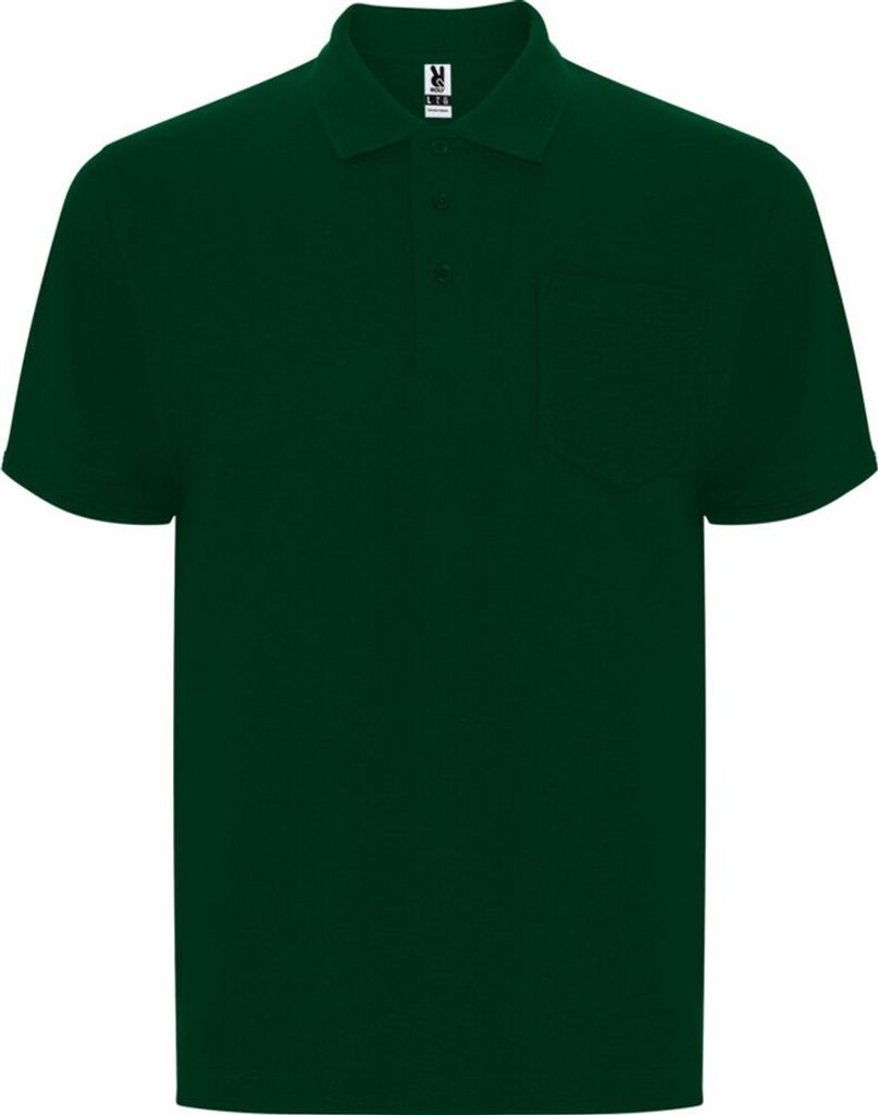 Roly - "Centauro Premium" Poloshirt für Herren/Damen Unisex kurzärmlig PF4539 (M) (Flaschengrün)