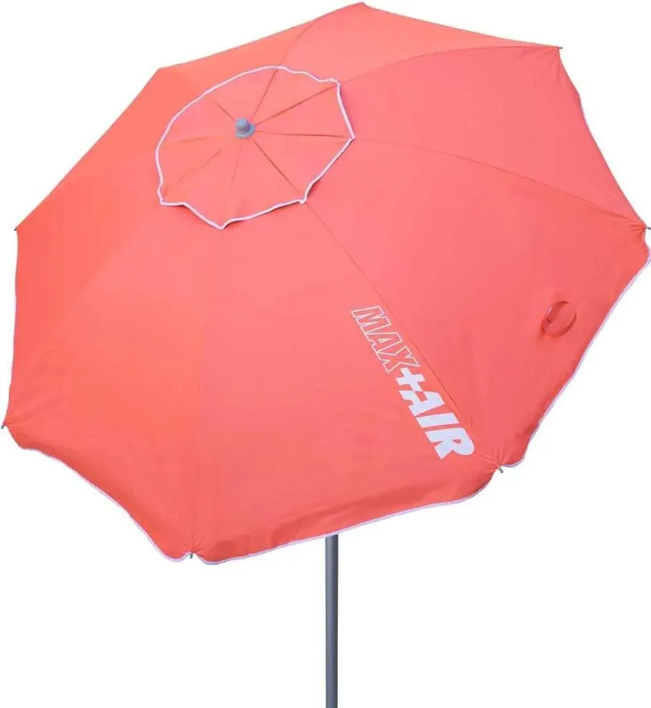 Grand Parasol de Plage et Jardin D220 Coloris Rose Protection Solaire 50