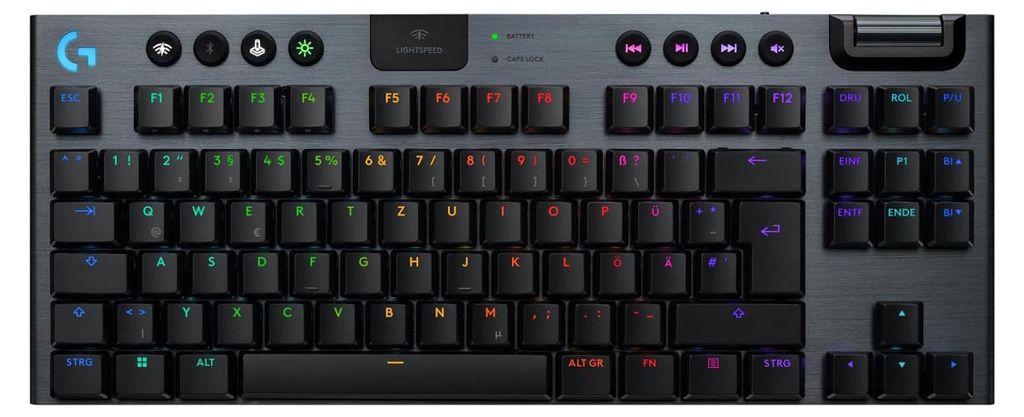 Logitech G G915 X LIGHTSPEED, Verkabelt & Kabellos, USB + Produktbild 