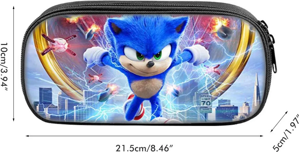 Astuccio Organizer Anime: Borsa con Cerniera per Cancelleria e Accessori
