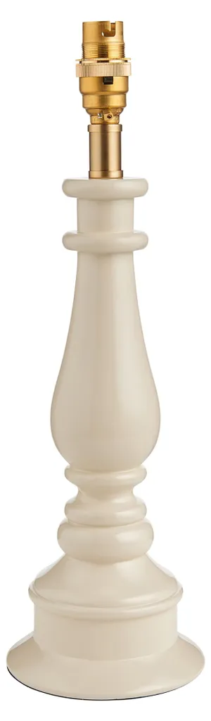 Luminaire de chevet blanc MYRTLE design galbé en résine hauteur 38cm
