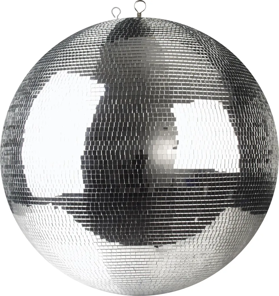 Boule miroir 50cm en verre véritable : finis les reflets ternes et gris