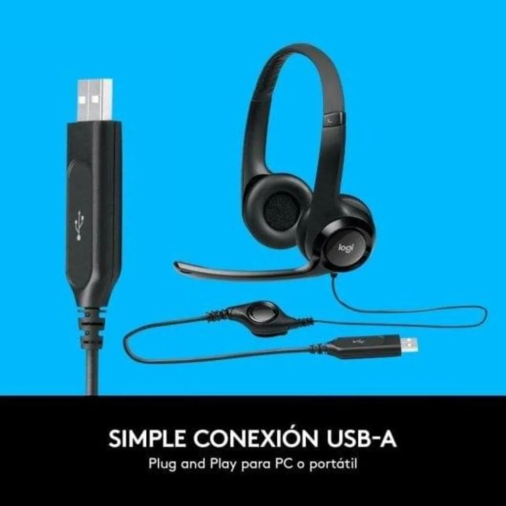 Logitech H390 Casque avec Micro Réducteur de Bruit et Commandes sur Câble - 47