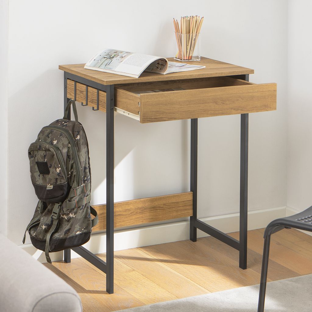 SoBuy FWT43-N Schreibtisch mit Einer Schublade Tisch Produktbild 3