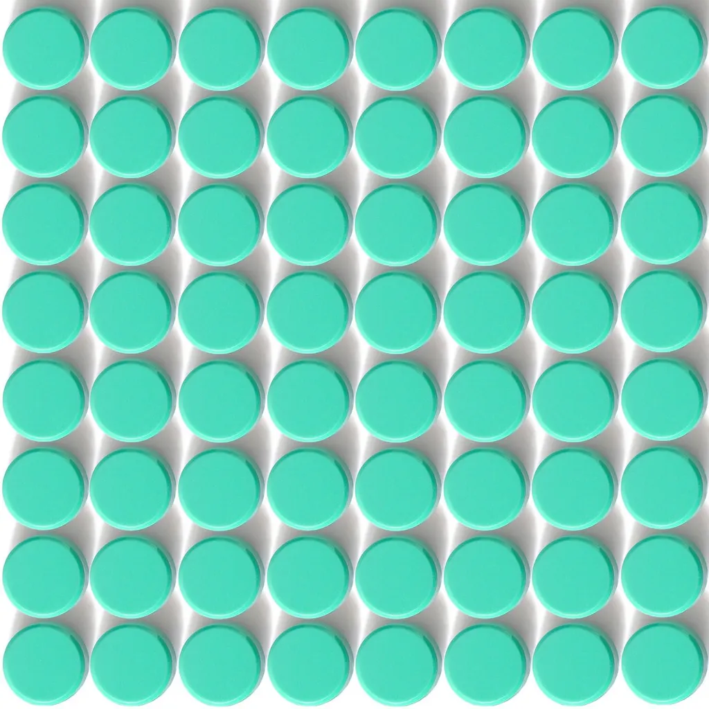 Aimants pour tableaux magnétiques - lot de 80 mini aimants ronds verts