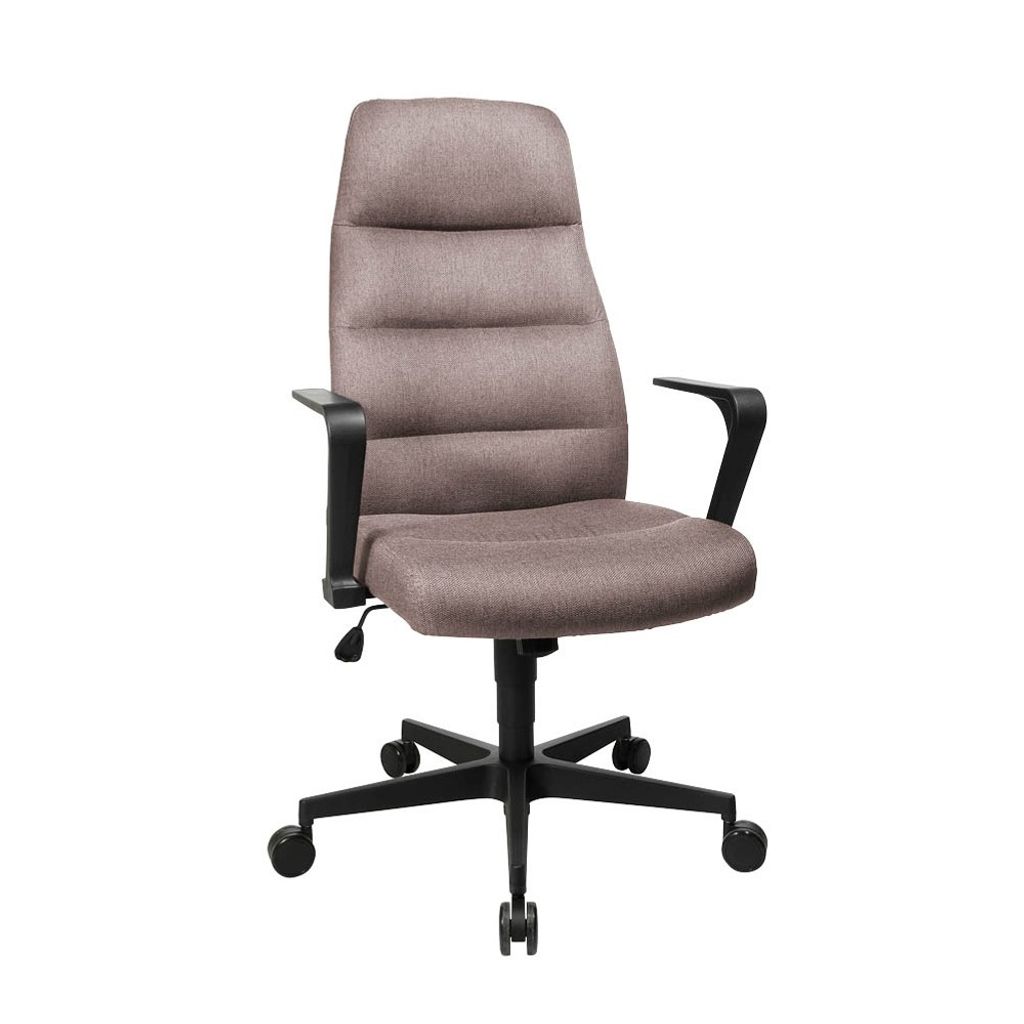 Topstar Chefsessel Chairman 70, NC70R DC8 hellbraun, schwarz Stoff