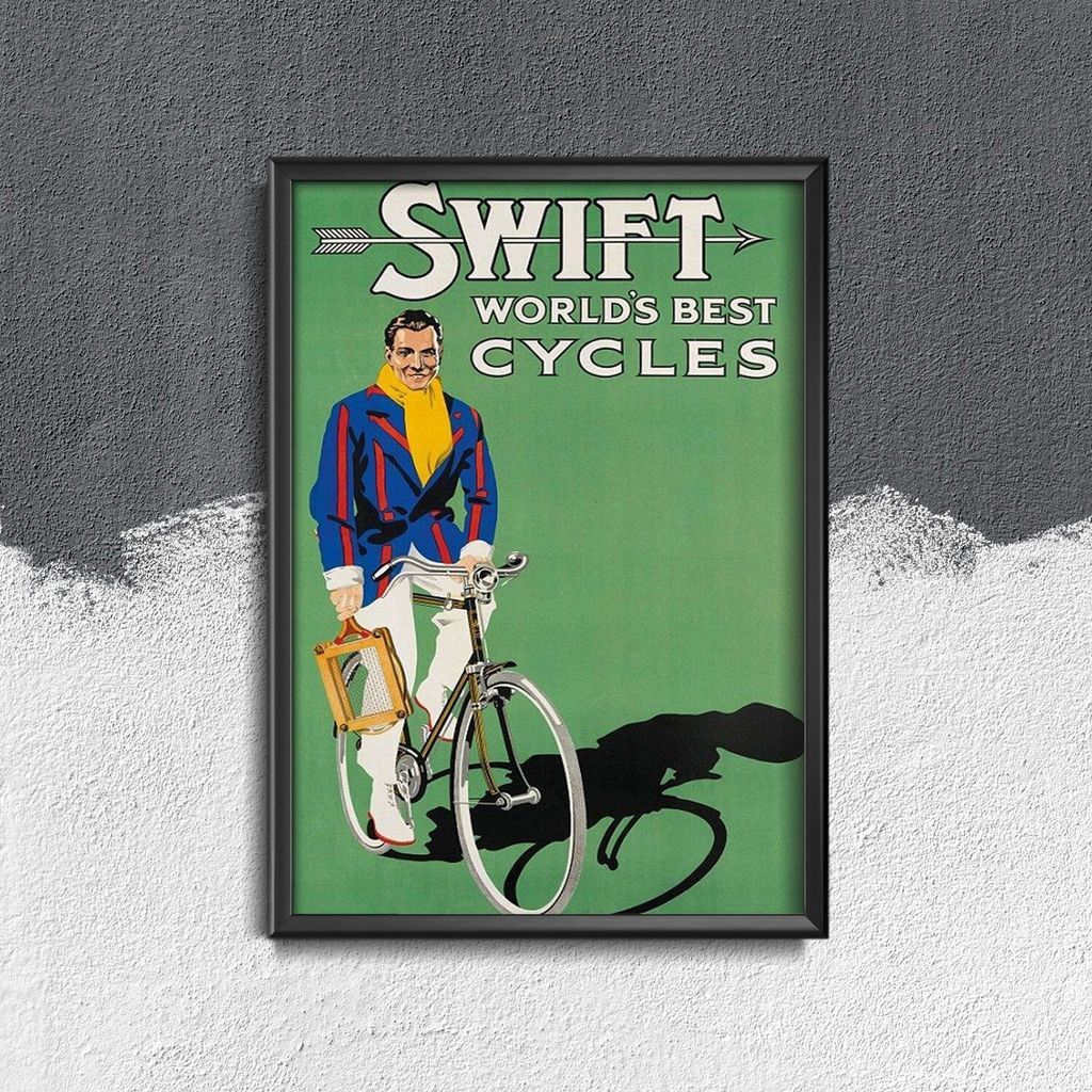 Poster - Canvas - Leinwand - 42 cm x 59,4 cm - schnelle Motorräder