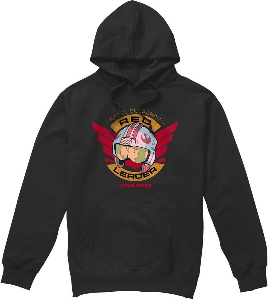 Star Wars - "Red Leader" Kapuzenpullover für Herren TV4783 (XL) (Schwarz)