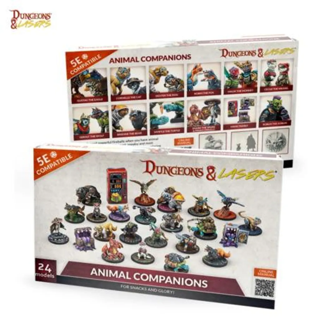 Figurines D&L Compagnons Animaux pour jeux de rôle sur table