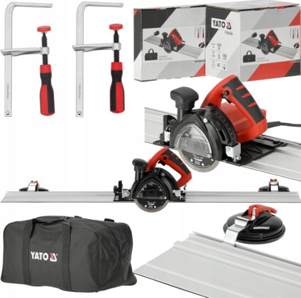 YATO Elektrisch Fliesenschneider 125mm 1400w Mit Produktbild 