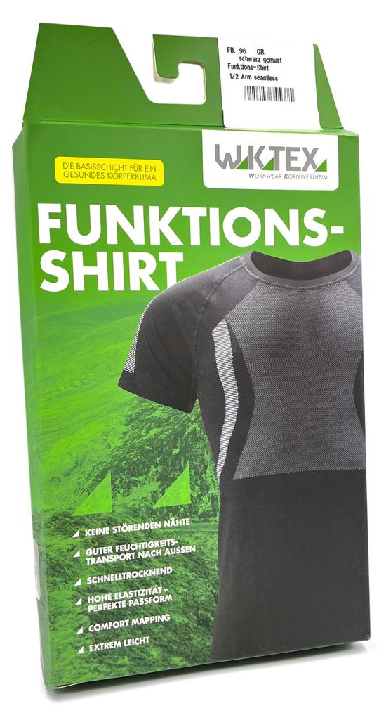Funktionsshirt, Farbe:schwarz, Größe:M / L Produktbild 