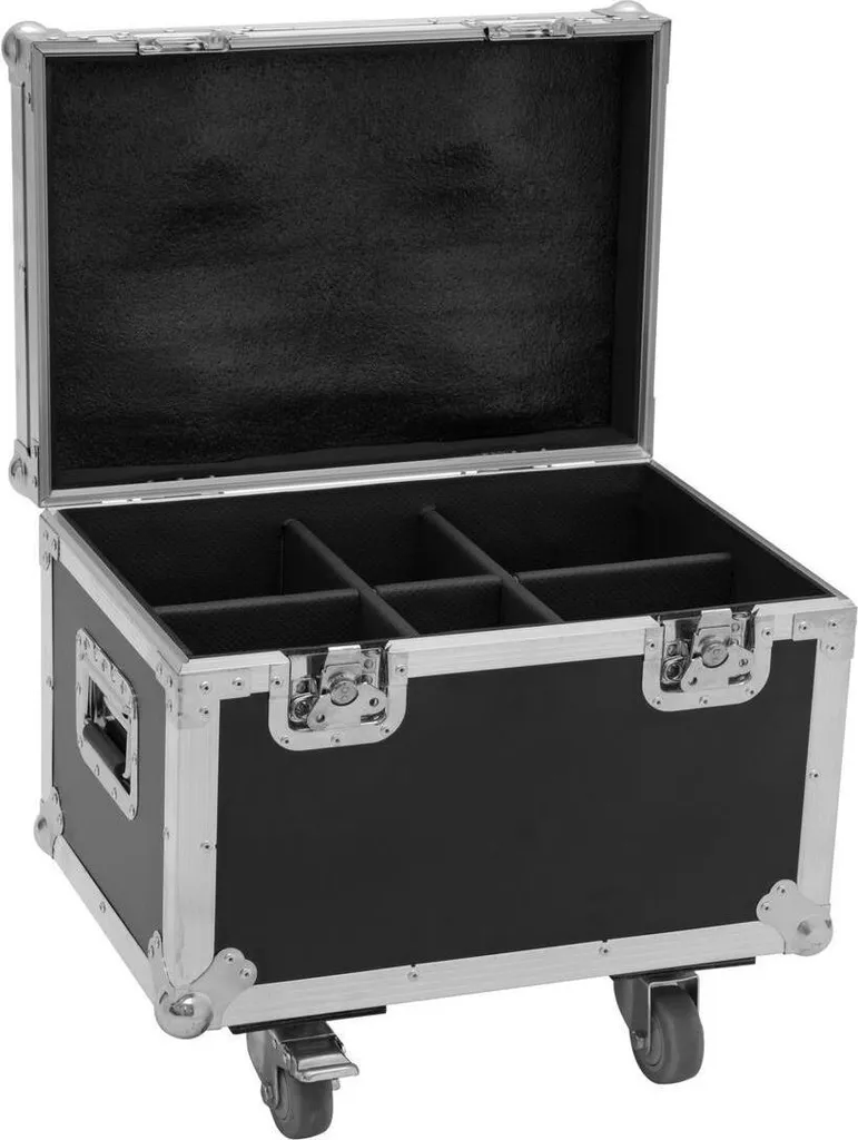 Flightcase de Transport pour 4 Lyres LED TMH-13/17/S30/W36 Noir