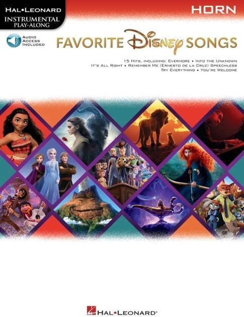 Beliebte Disney-Songs: Instrumental Play-Along für Horn