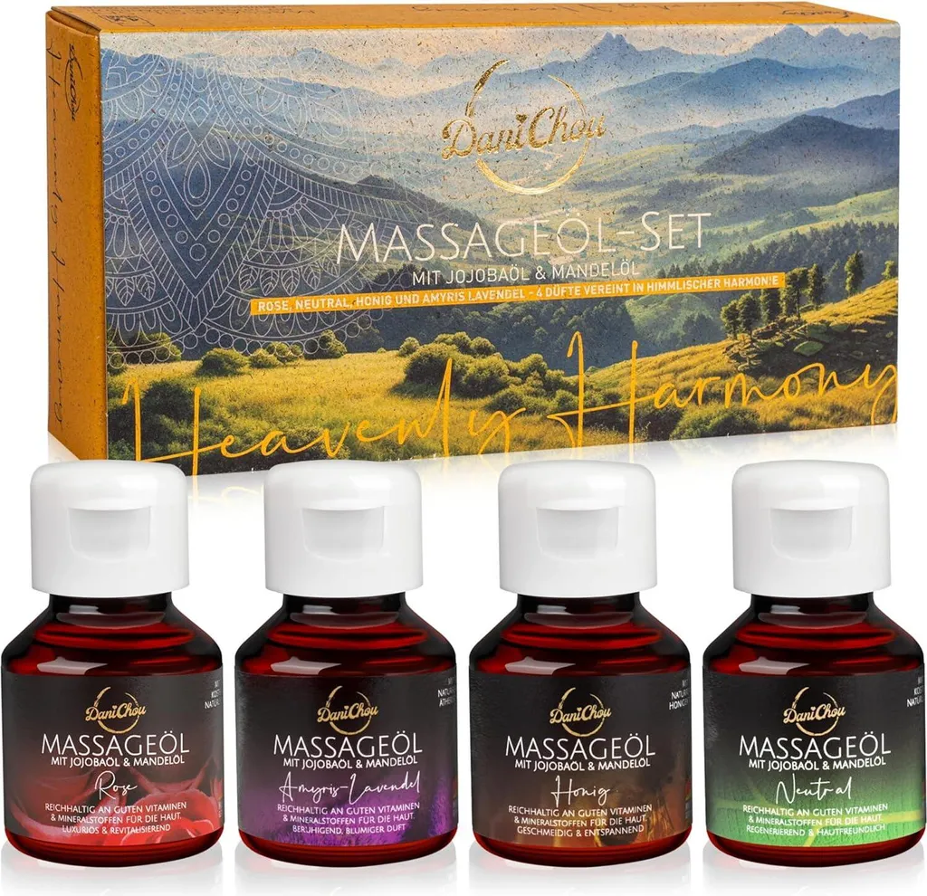 Set Aroma-Massaggio DaniChou: Armonia Celeste per i tuoi Sensi