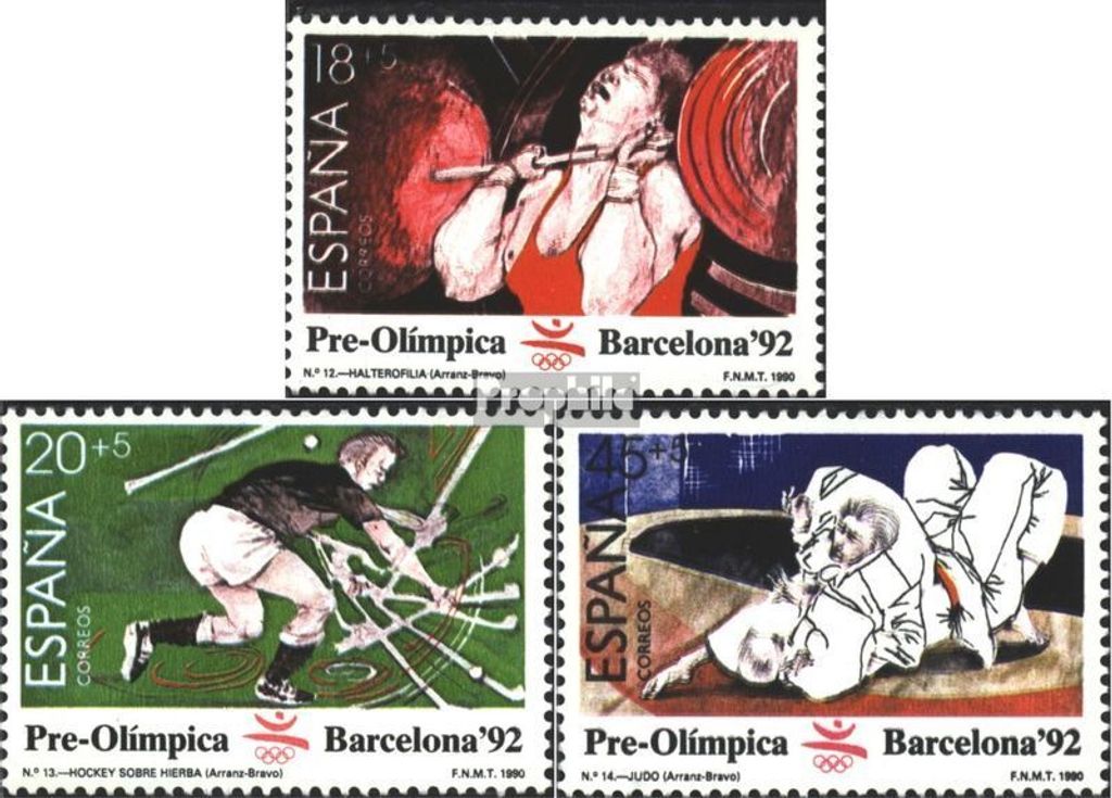 Briefmarken Spanien 1990 Mi 2933-2935 (kompl.Ausg.) postfrisch EXPO 92