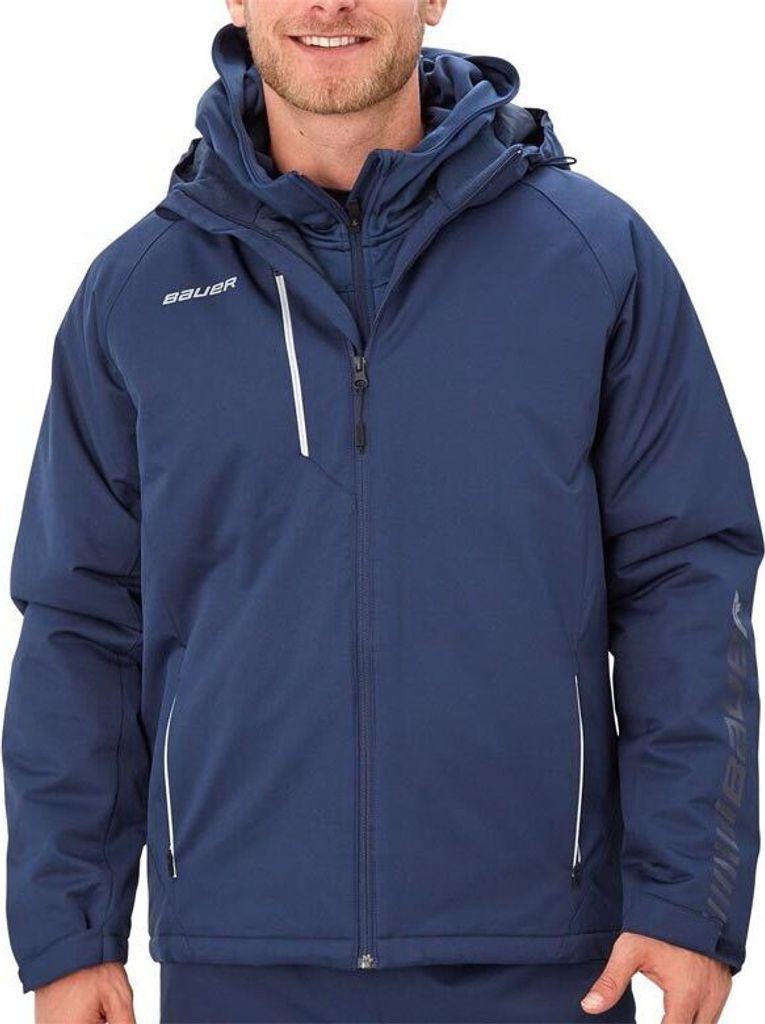 BAUER Heavyweight Jacke Supreme - Yth, Größe:XL, Farbe:Navy
