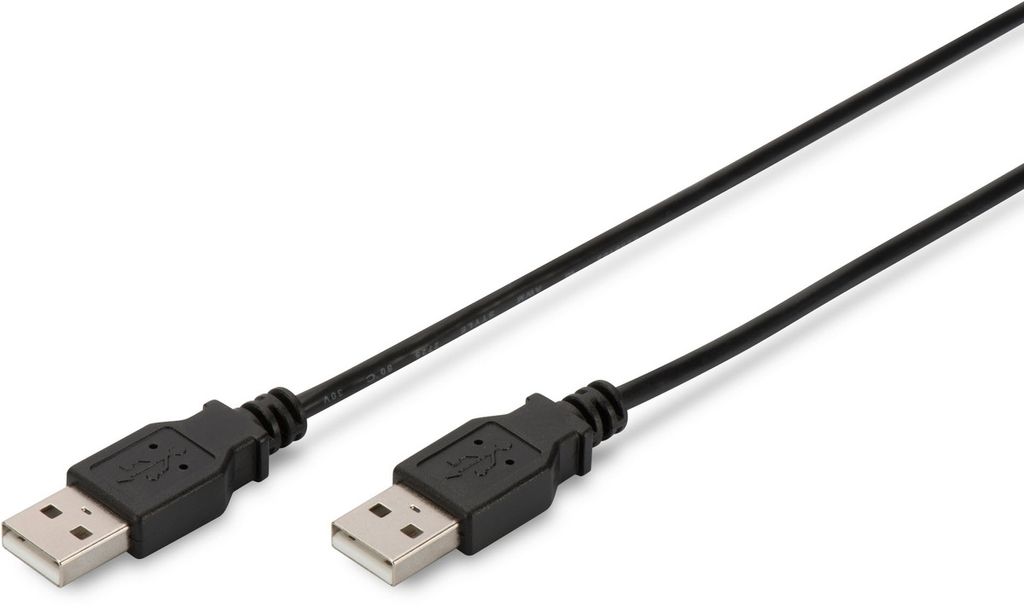 DIGITUS USB 2.0 Anschlusskabel USB-A - USB-A Stecker 1,0 m