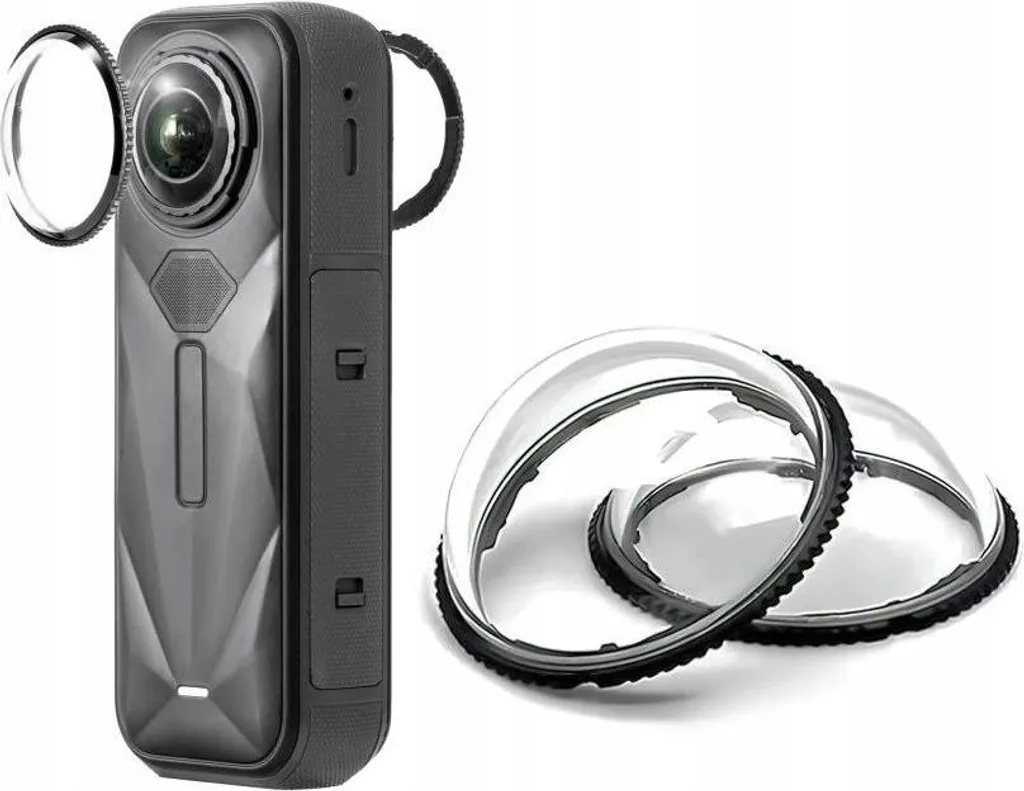 Protège-objectif en Polycarbonate pour Insta360 X5 DCA2843 - Lot de 2