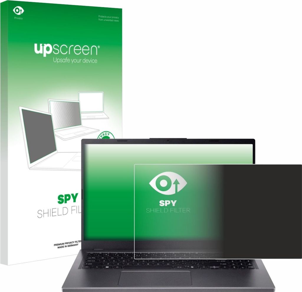 upscreen Blickschutzfilter für Acer Aspire 15 A15-51 Anti-Spy Privacy Filter Sichtschutz Blaulicht-Schutz