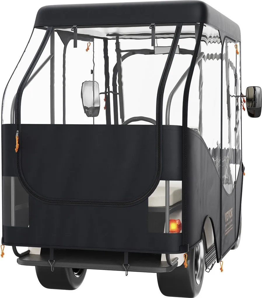 Housse de golf imperméable en polyester 420D - Format compact 4 places - 10